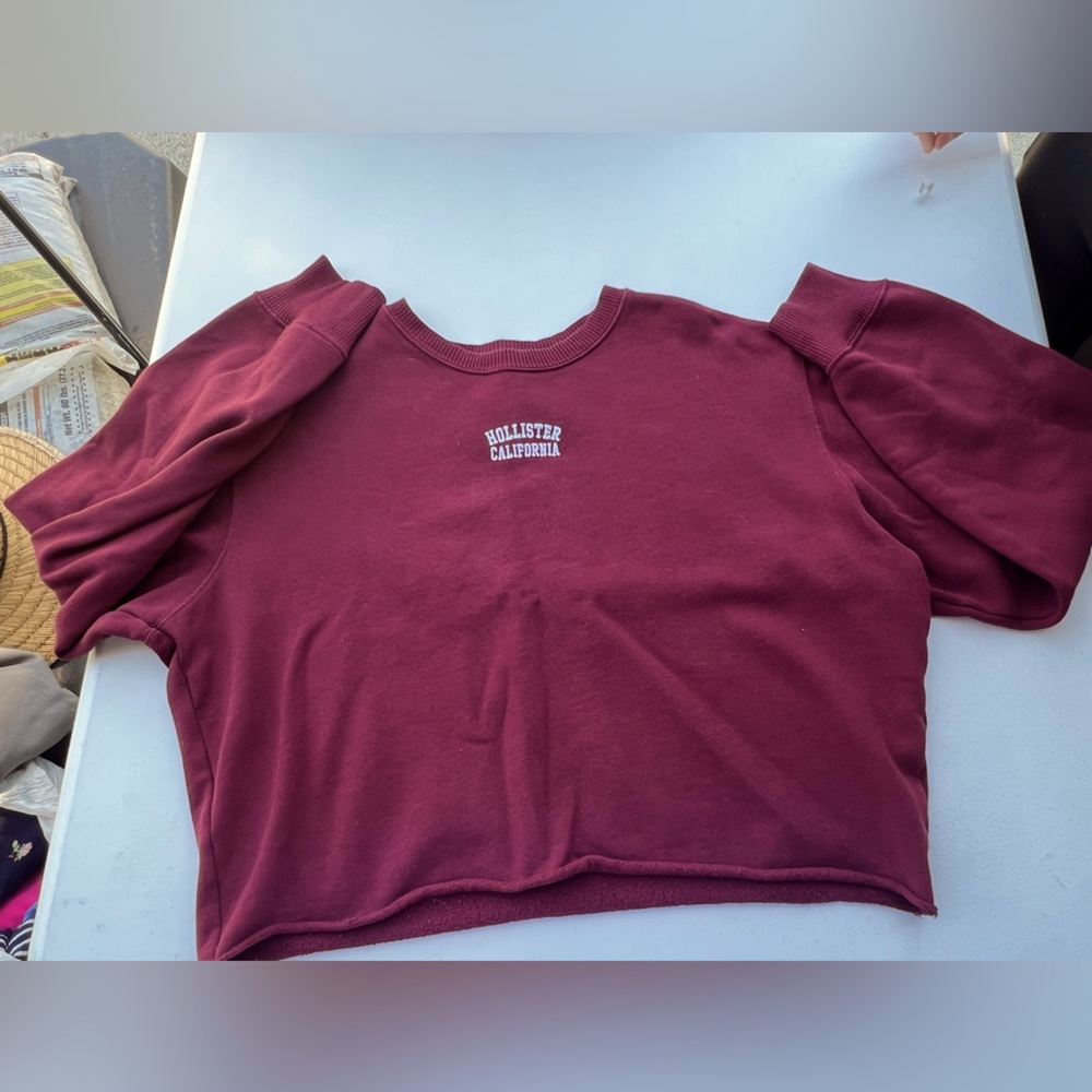 Sweater, crop style, size M